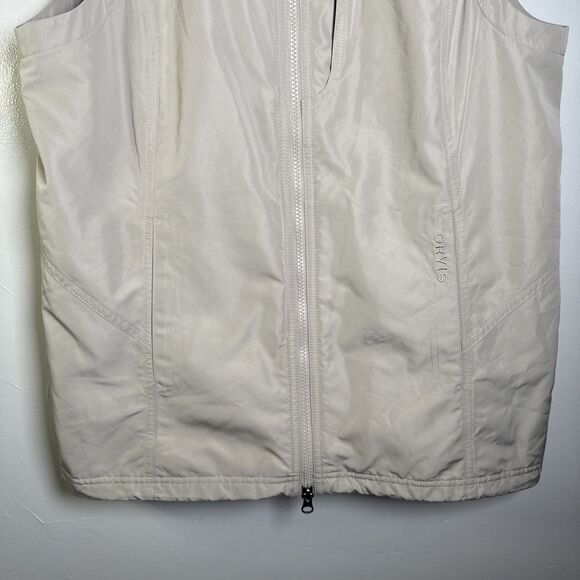 Orvis Full Zip Lightweight Fishing Vest  Beige Men's Size Medium Fishing Outdoor - Picture 3 of 16